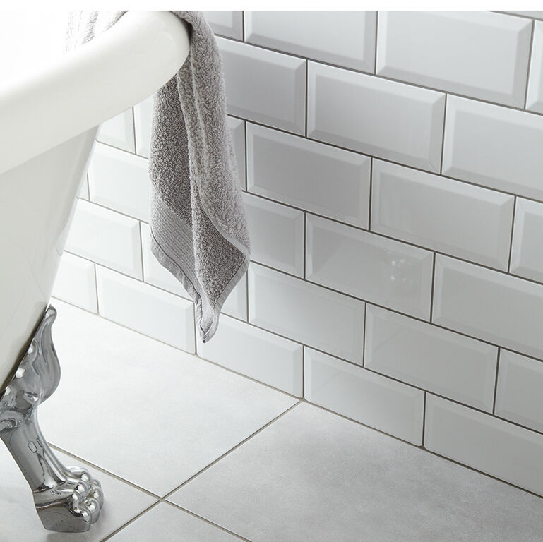 Metro Gloss 300x100 - White, Grey, Bone