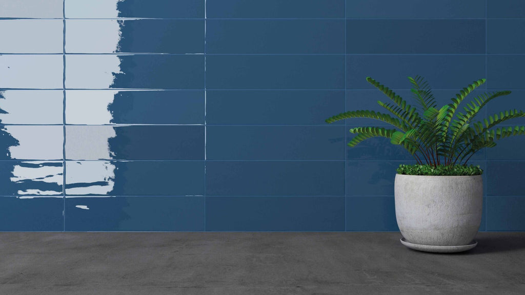 Artist Plain Gloss 300x75  - Blue, Grey