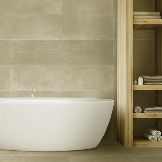 Attic Matt 600x300 - White, Ash, Cream - Plain / Décor