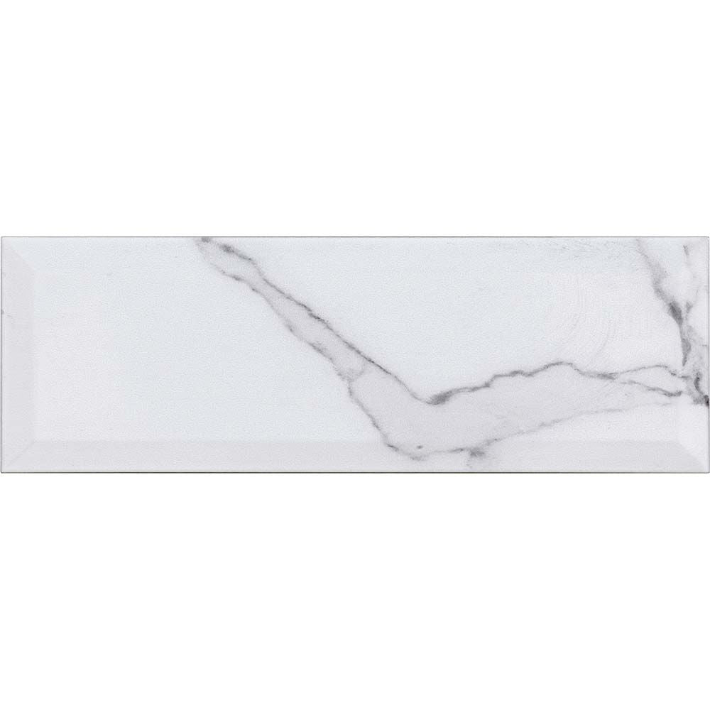 Metro Gloss 300x100 - White Marble Effect