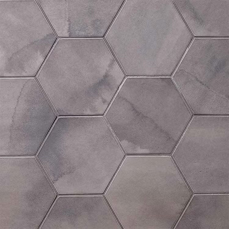 Hasda Hexagon Gloss 160x140 - Anthracite, Grey