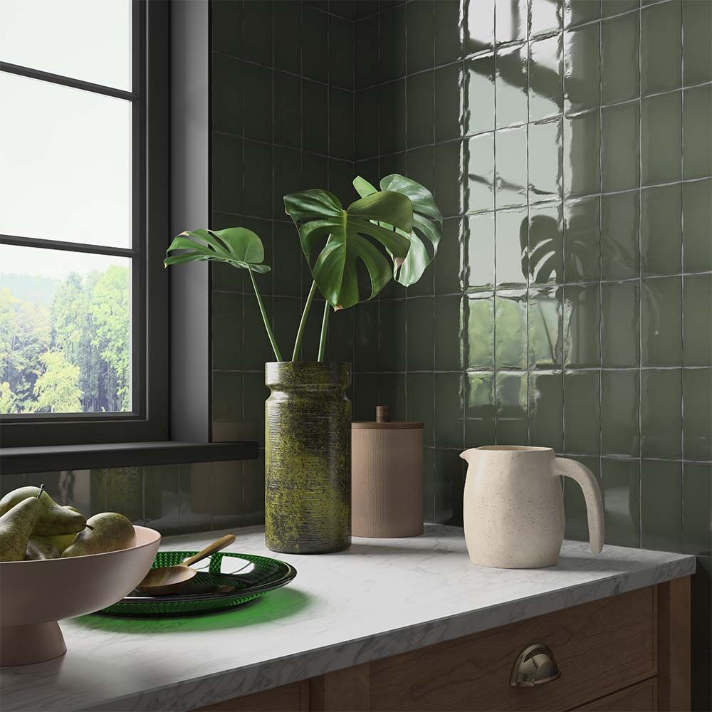 Mitie Gloss 130x65 - Blue, Grey, Green, White