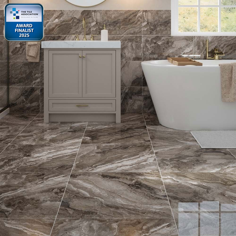 Chand Slate Grey Gloss 600x600mm