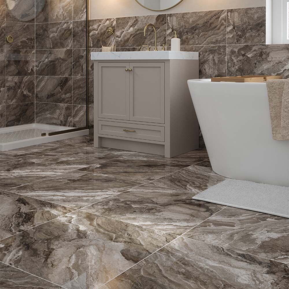 Chand Slate Grey Gloss 600x600mm