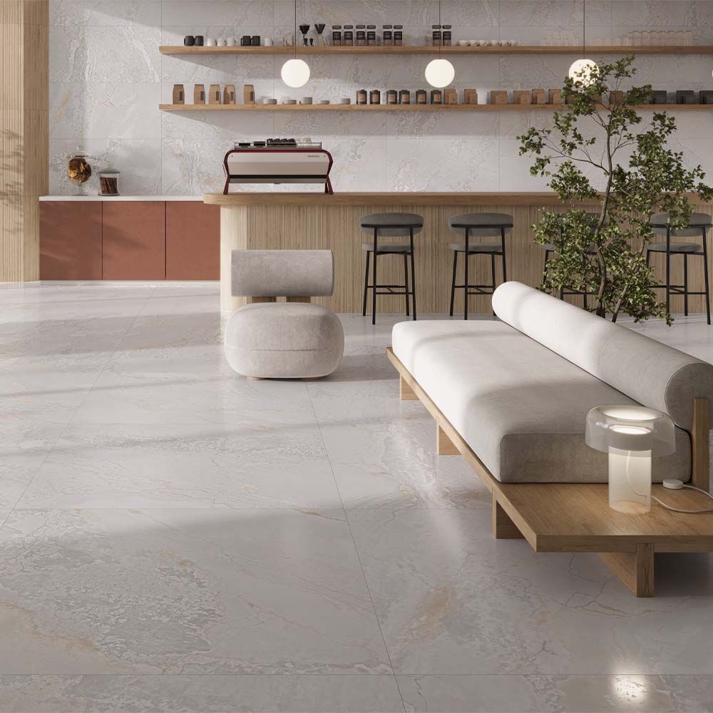 Greha Glazed Lappato 1200x600mm - White, Cream, Brown