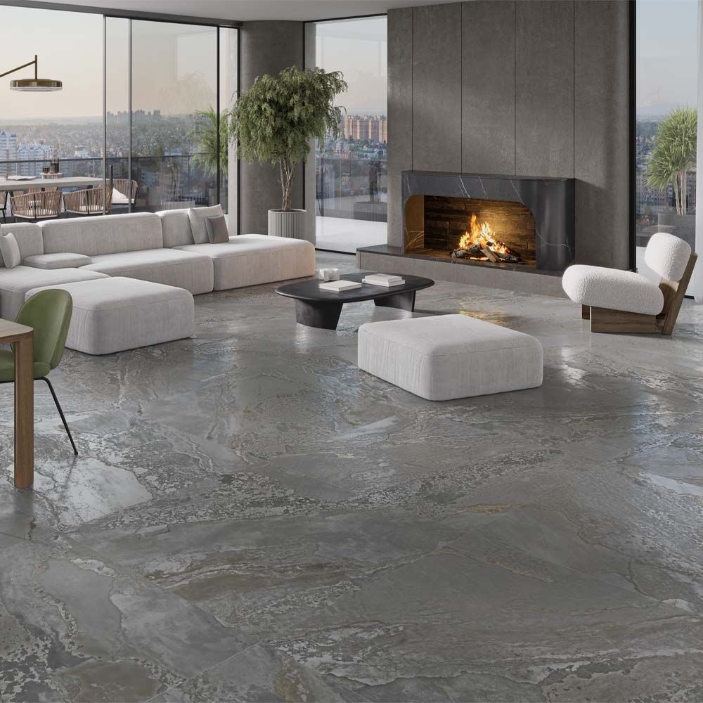 Greha Glazed Lappato 1200x600mm - Blue, Green, Grey