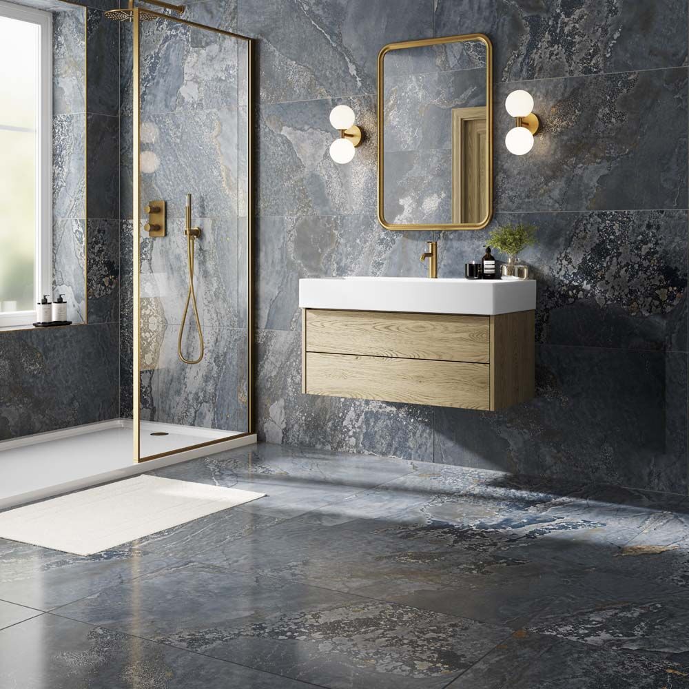 Greha Glazed Lappato 1200x600mm - Blue, Green, Grey