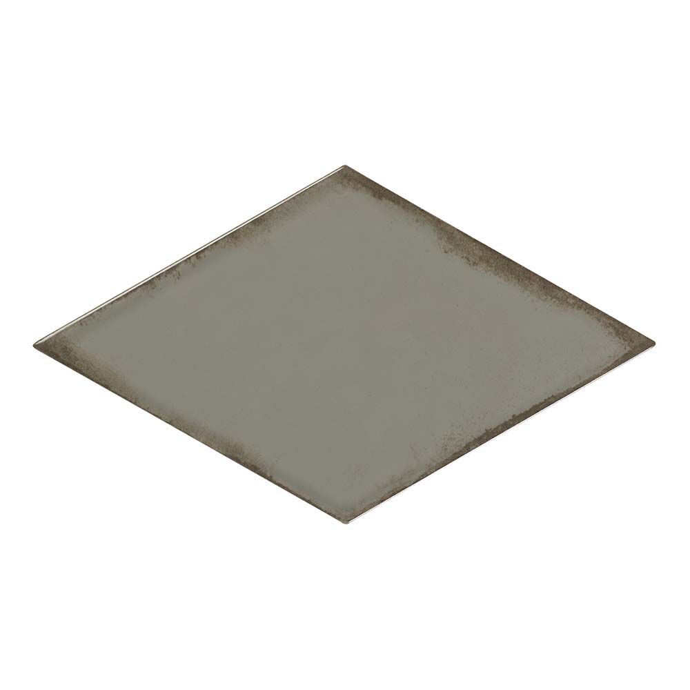 Rhombus Rustic Gloss 263x152 Ceramic Wall - White, Grey, Taupe